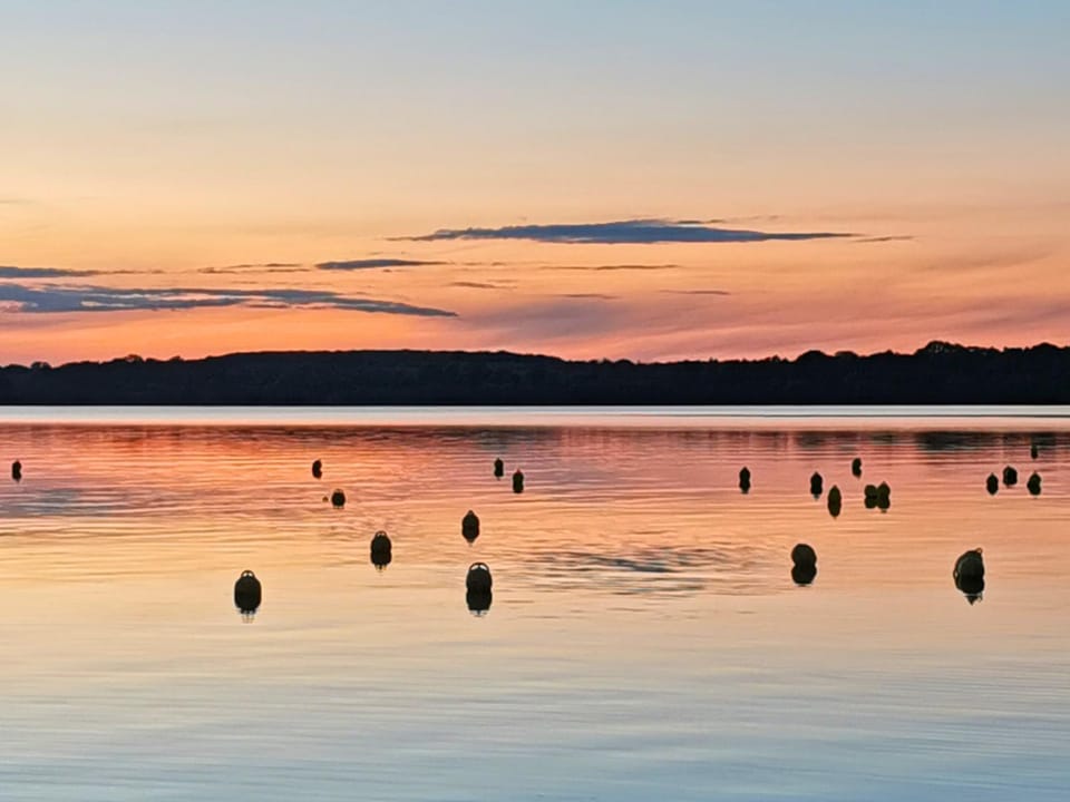 Lake view, Sunset