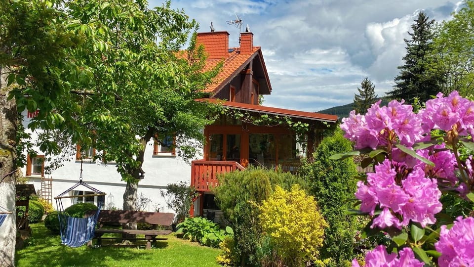 Property building, Garden, Garden view