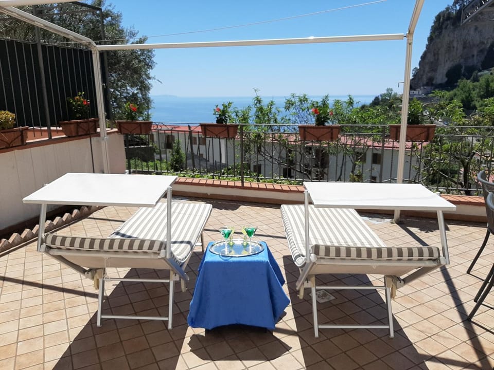 Balcony/Terrace, sunbed