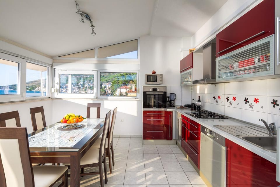Kitchen or kitchenette, Dining area