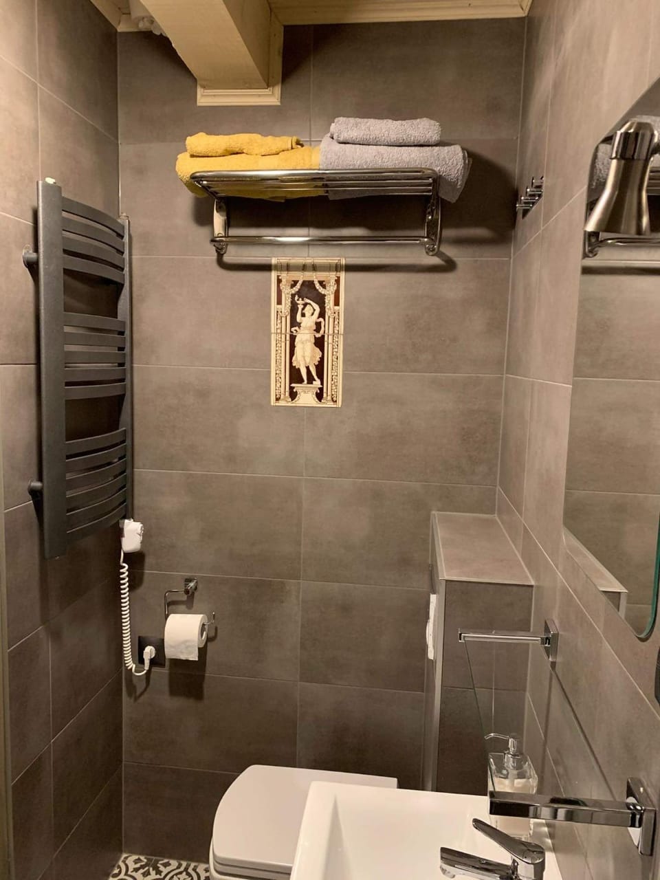 Shower, Toilet, Bathroom, towels