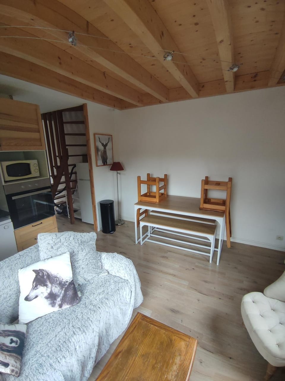 Kitchen or kitchenette, Living room, Dining area, pet friendly