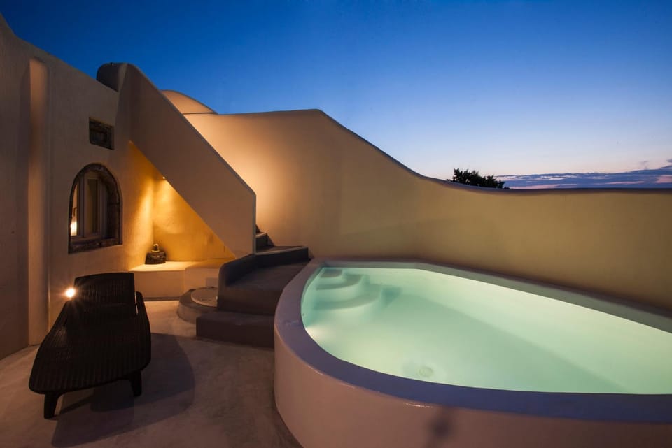 Swimming pool, Sunset