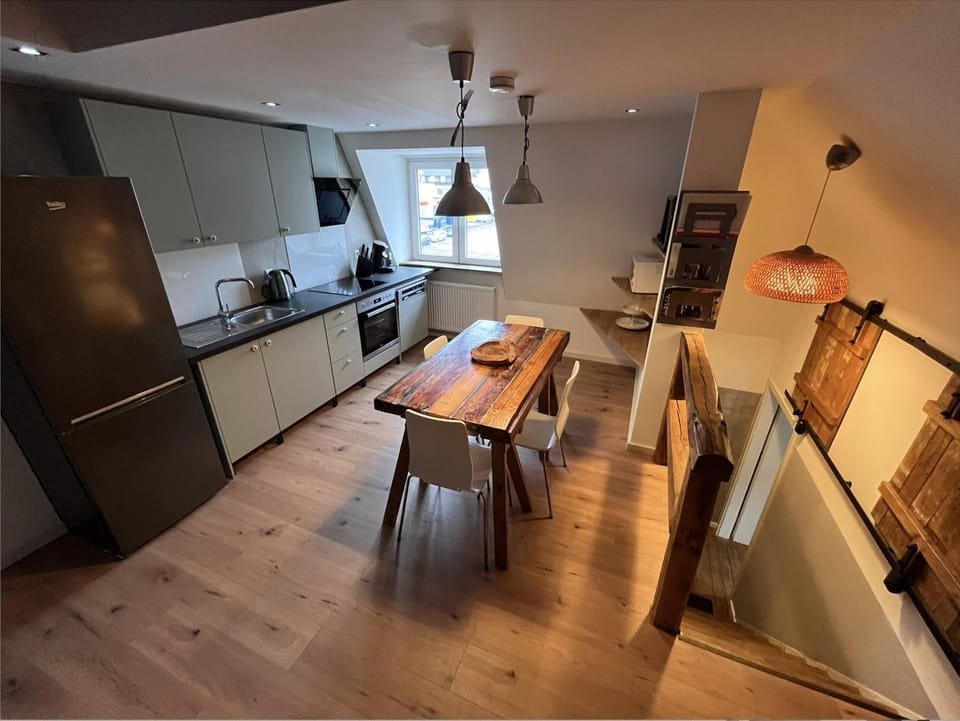Coffee/tea facilities, Kitchen or kitchenette, Seating area, Dining area, dishwasher, minibar, pet friendly, stove