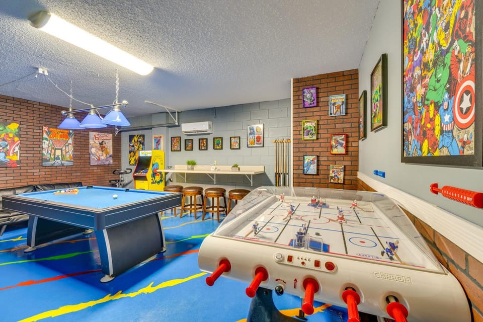 9 Mi to Disney! Family Home w/ Pool & Game Room House in Polk County