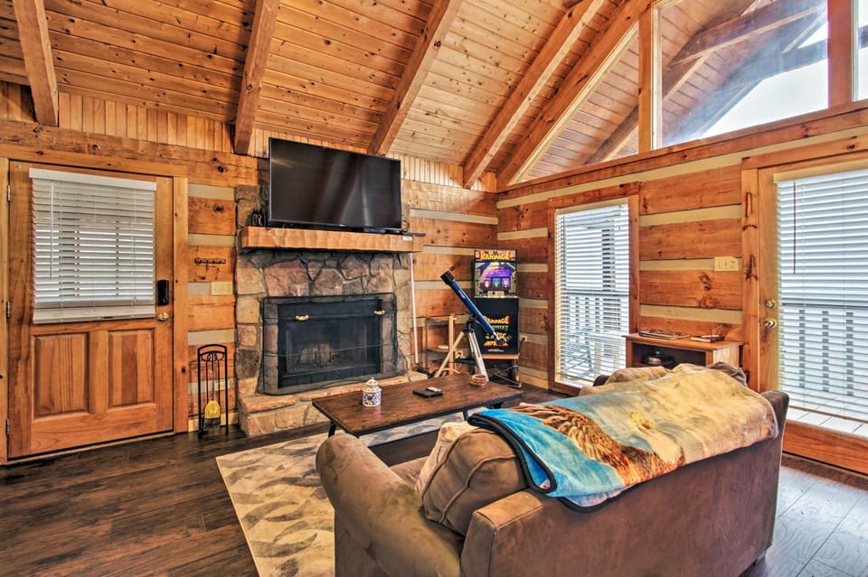 Sevierville Cabin w/ Private Hot Tub & Fireplace! Cabin in Sevier County
