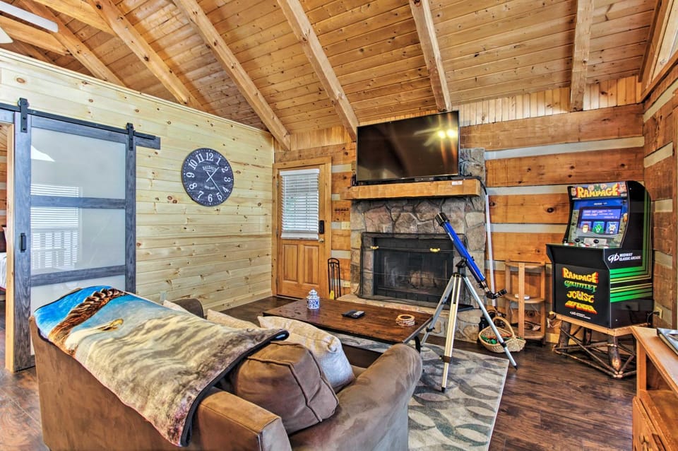 Sevierville Cabin w/ Private Hot Tub & Fireplace! Cabin in Sevier County