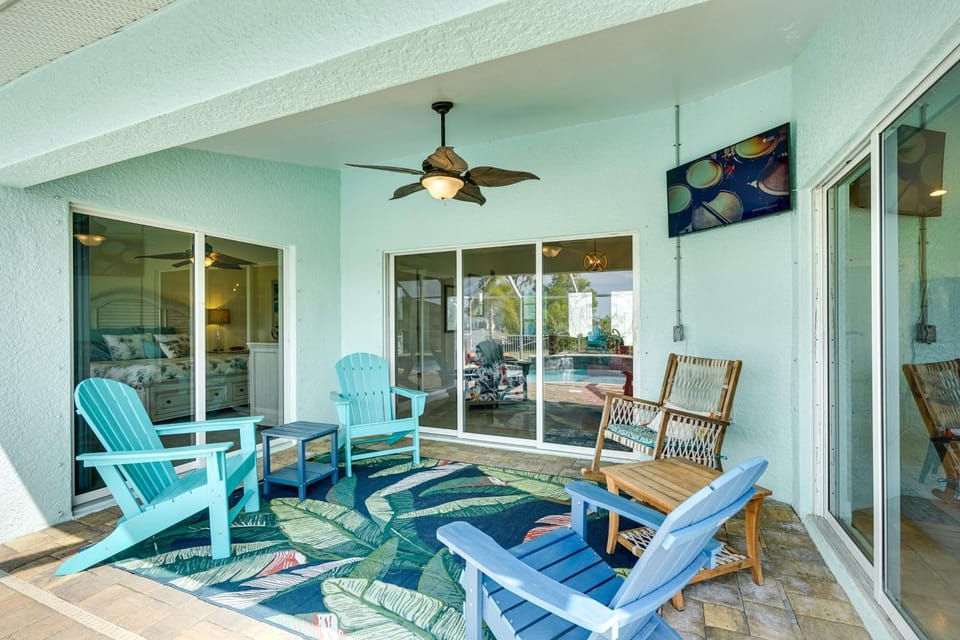 Pool w/ Waterfall: Colorful Cape Coral Gem! House in Cape Coral