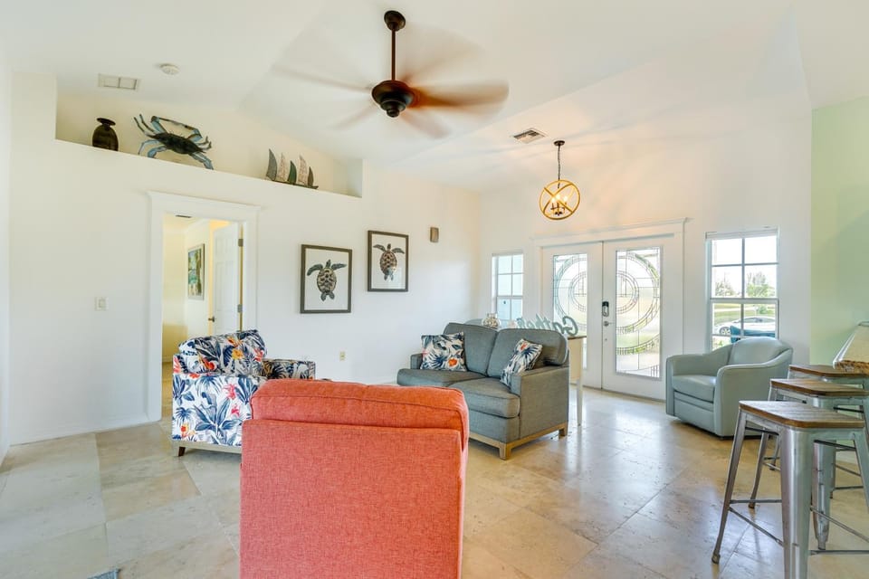 Pool w/ Waterfall: Colorful Cape Coral Gem! House in Cape Coral