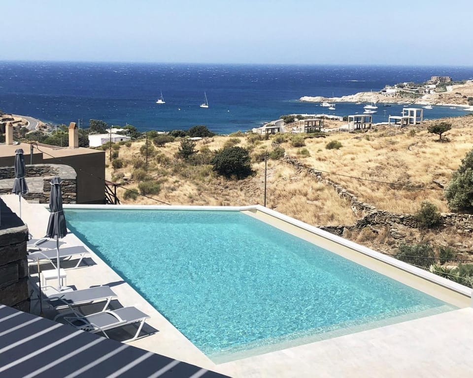 Pool view, Sea view, Swimming pool