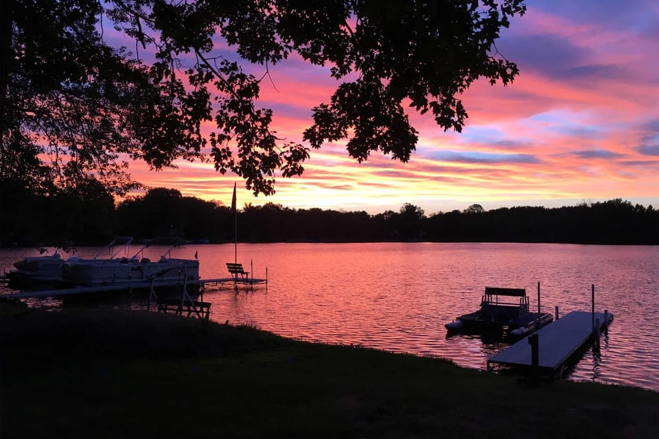 Great Bear Lake Home w/ Private Dock & Fire Pit! House in Michigan