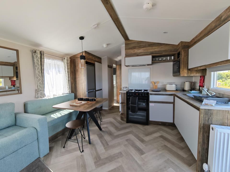 Kitchen or kitchenette, Dining area, stove