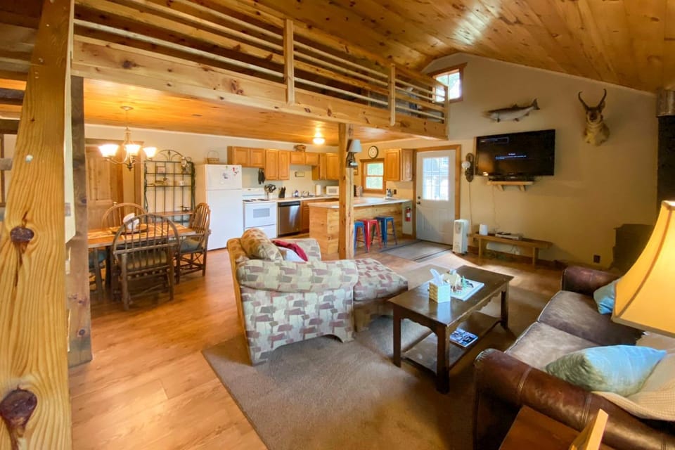 Burns Lake Cabin w/ Dock, Fire Pit, Rowboat & More Cabin in Wisconsin