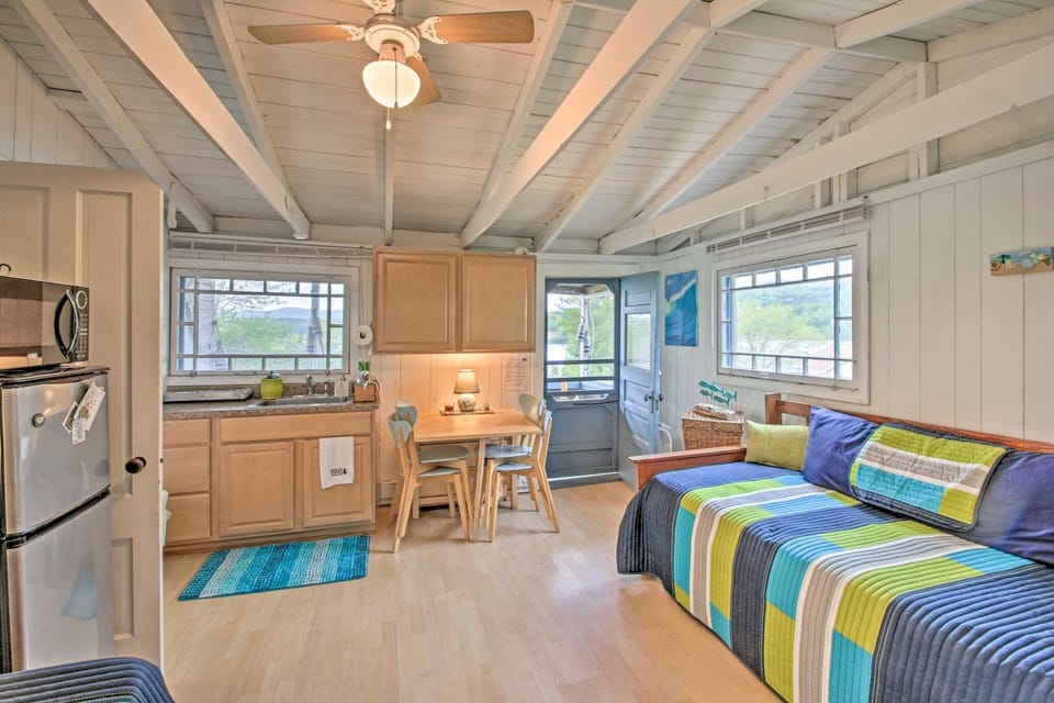 Newfound Lake Studio: BBQ, Fire Pit & Beach Access House in Newfound Lake