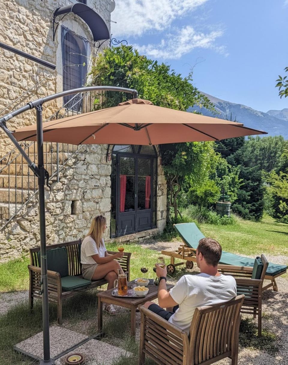 Mountain view, Breakfast, sunbed