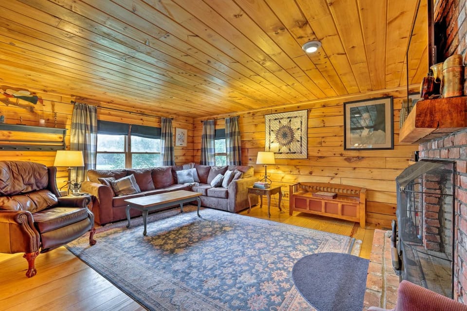 Jacksonville Cabin w/ Wraparound Deck & Views Cabin in Whitingham