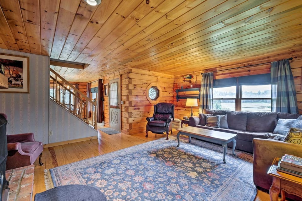 Jacksonville Cabin w/ Wraparound Deck & Views Cabin in Whitingham