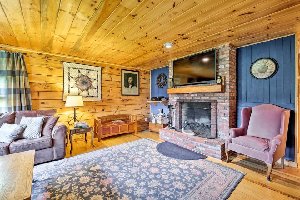 Jacksonville Cabin w/ Wraparound Deck & Views Cabin in Whitingham