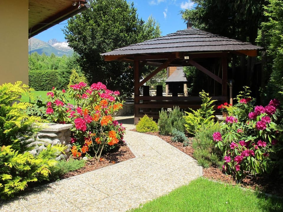 Spring, Day, Garden, Garden view