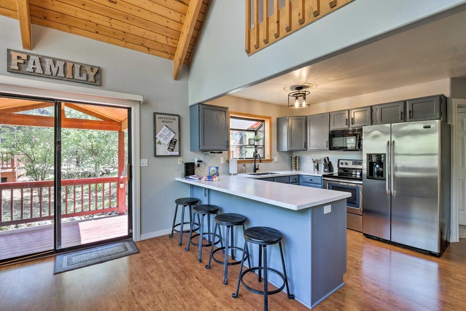 Modern Mountain Chalet: Munds Park Retreat w/ Deck House in Munds Park