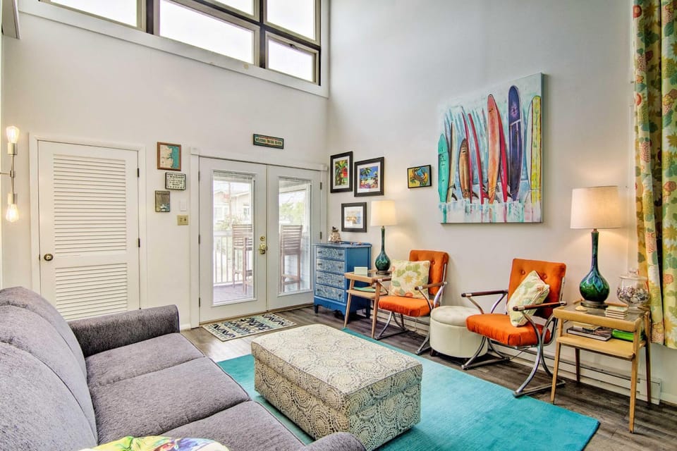 Walk to Dewey Beach: Bright Condo w/ Balcony! House in Dewey Beach