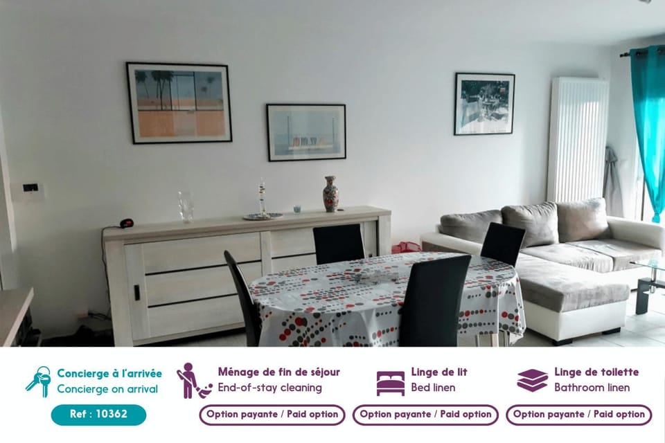 Appartement à 150m de la grande plage de Sion Apartment in Pays de la Loire