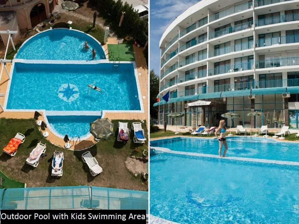 Facade/entrance, Swimming pool