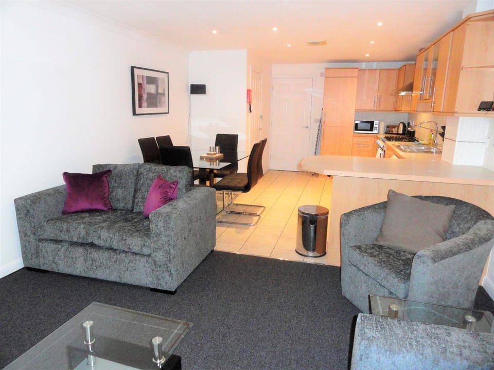 Living room, Seating area, Dining area