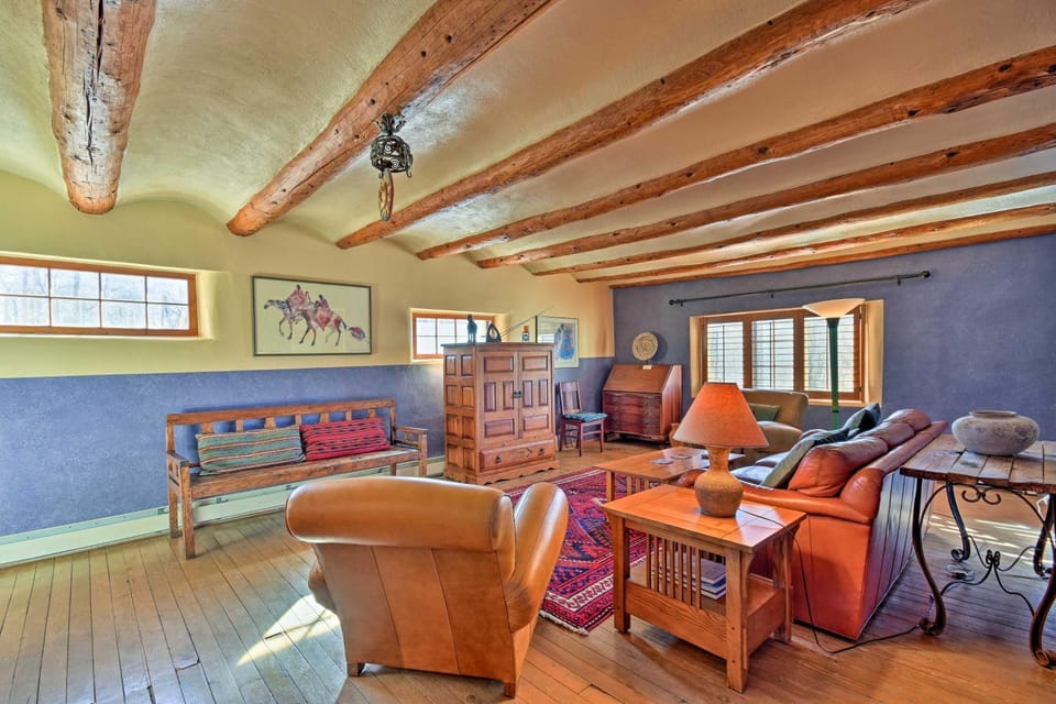 Spacious Adobe Home < 1 Mi to Downtown Taos! House in Taos