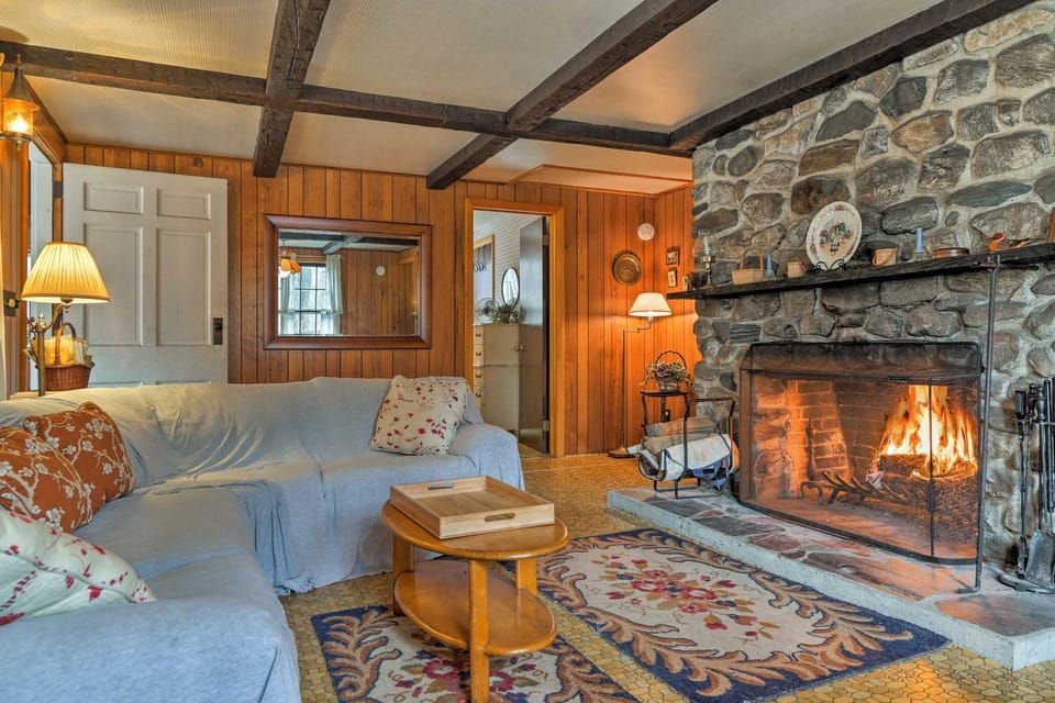 East Otis Reservoir Cabin w/ Porch - Walk to Lake! Cabin in Otis