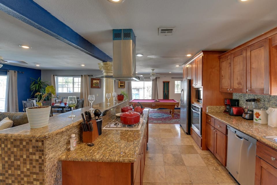 Elegant Home w/ Pool Table: 3 Mi to Vegas Strip! House in Las Vegas