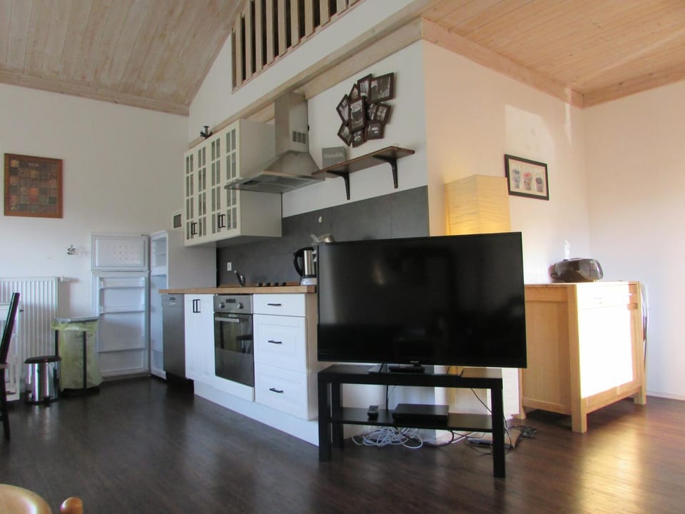 Kitchen or kitchenette, Living room, kitchen