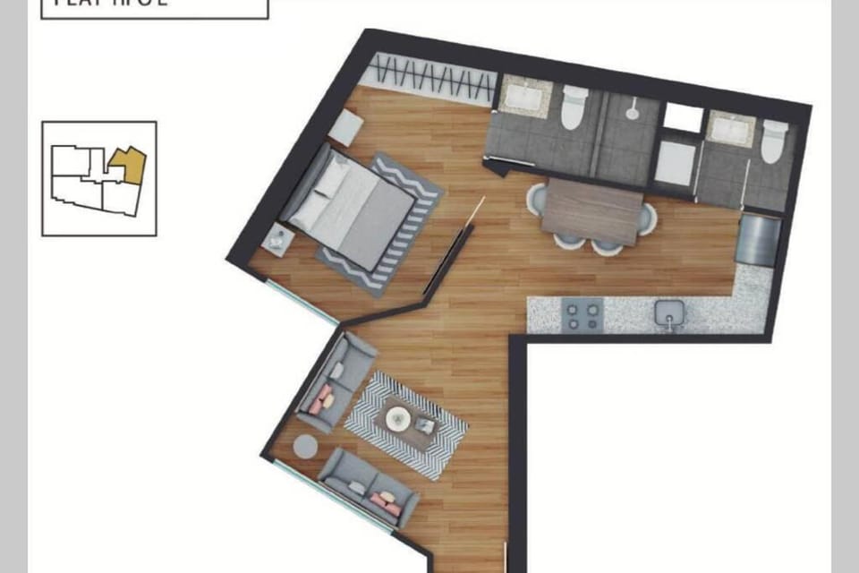 Floor plan, hair dresser