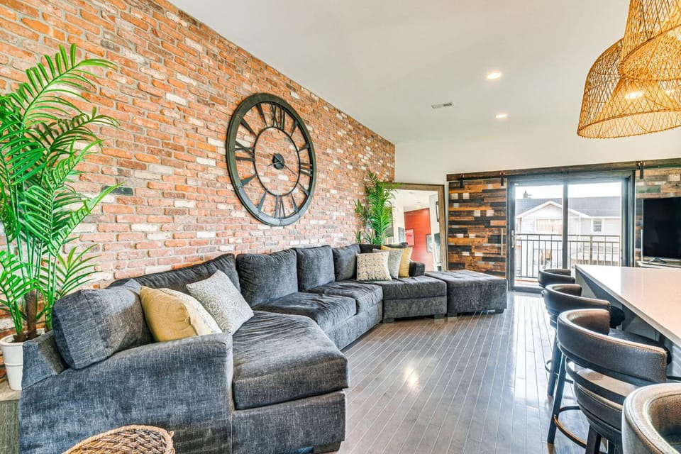 Stylish Omaha Home w/ Balcony - 2 Mi to Downtown! House in Omaha