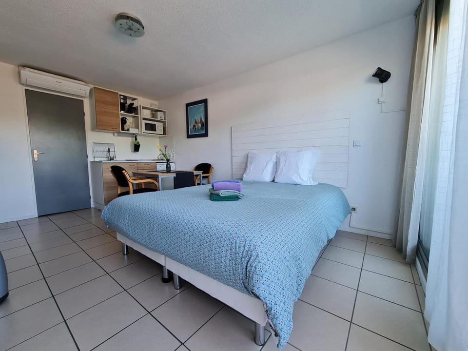 Studio climatisé 1 à 4 personnes vue mer Apartment in Le Grau-du-Roi