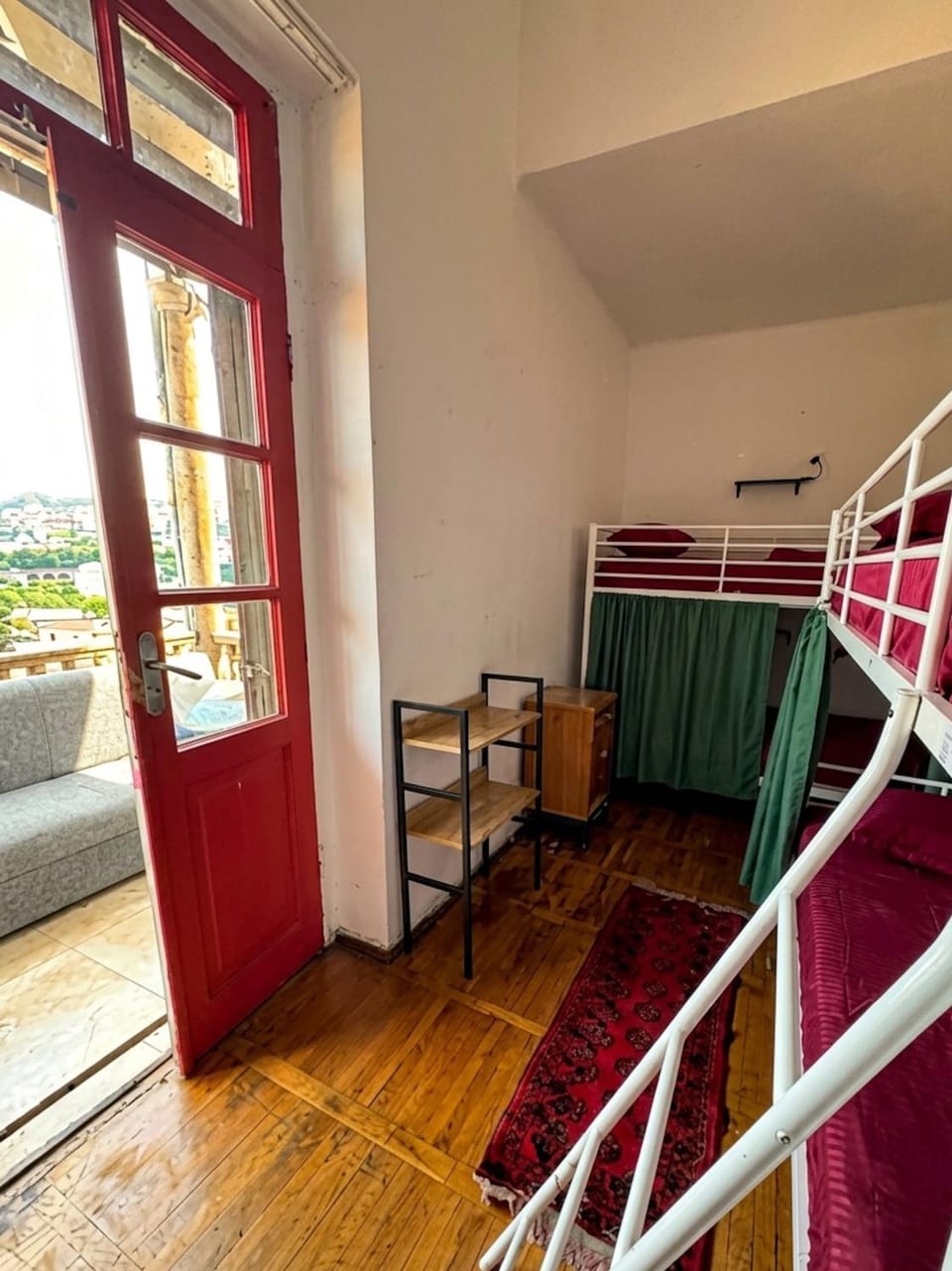 Photo of the whole room, bunk bed