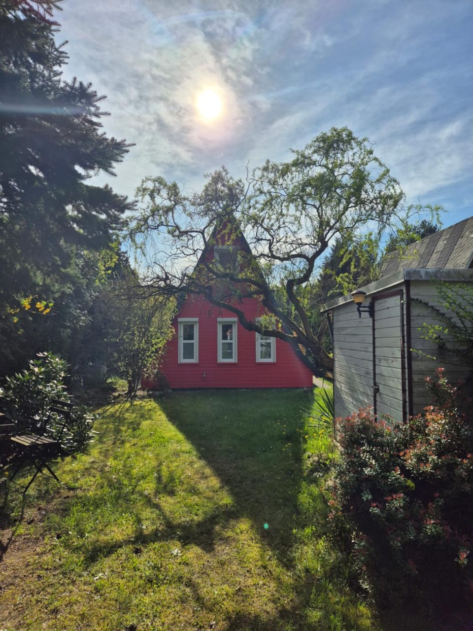 Property building, Garden, Garden view