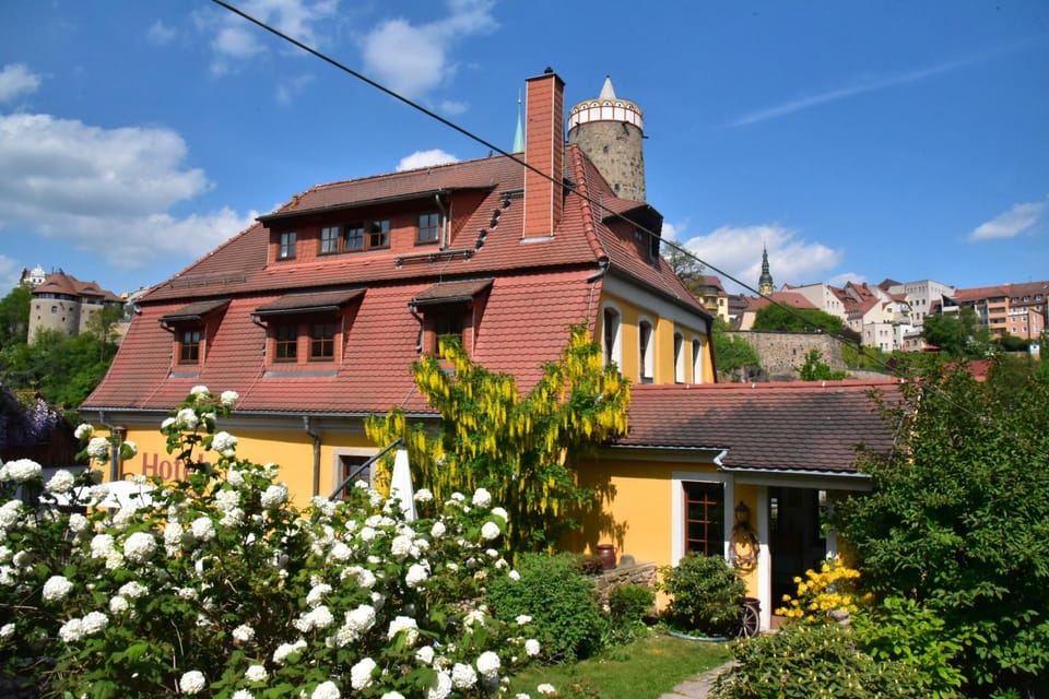 Property building, Garden view