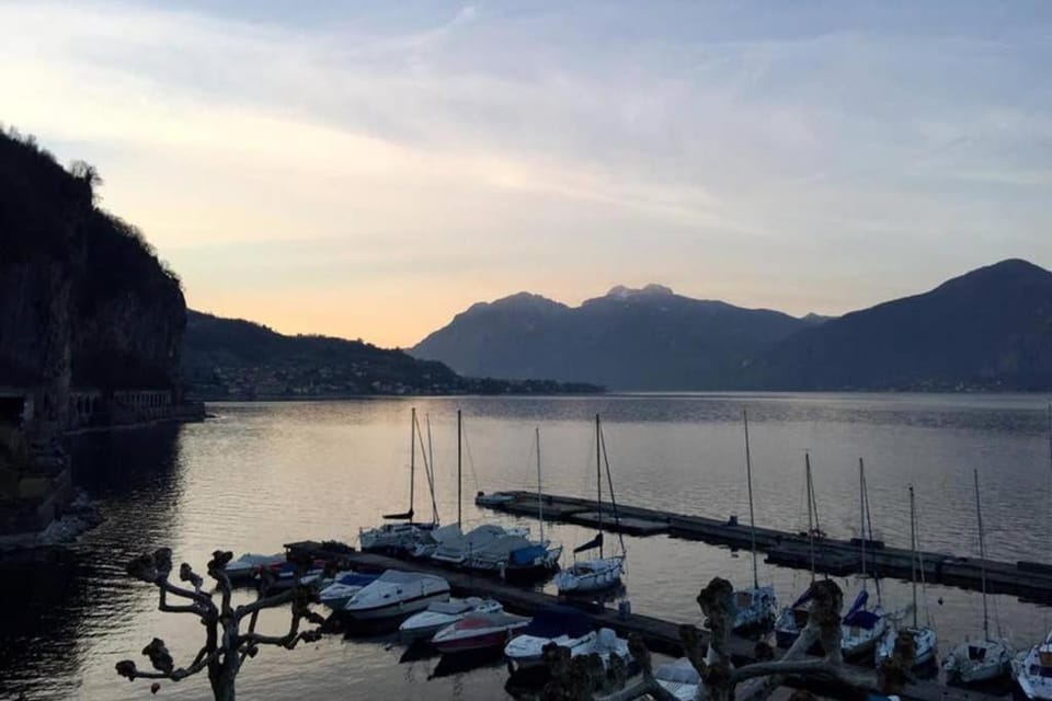 Lake view, Mountain view, Sunset