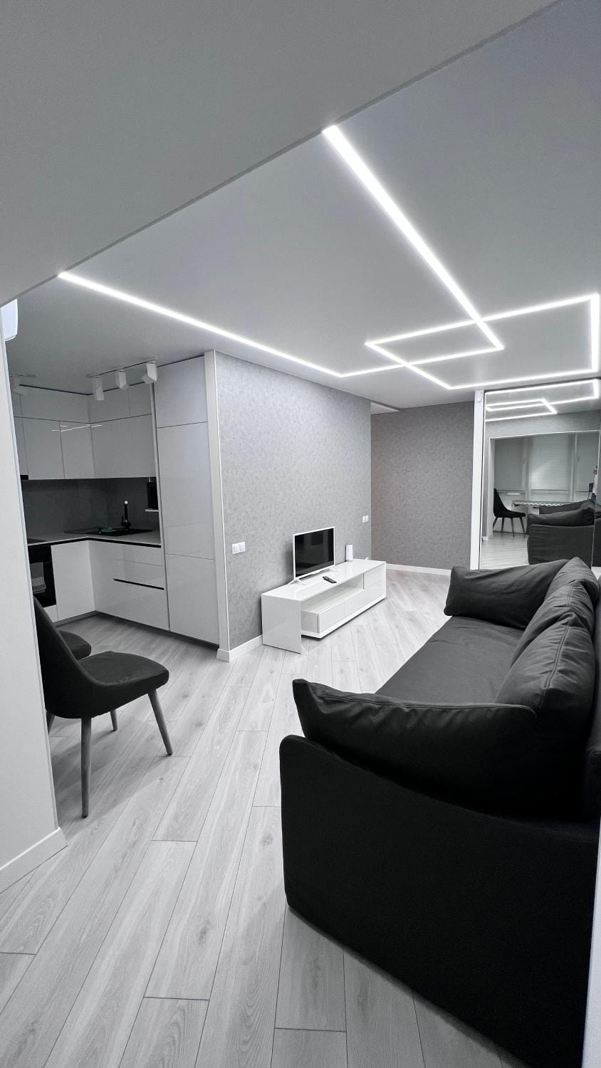 Modern Gagarina Avenue Apartment in Dnipro