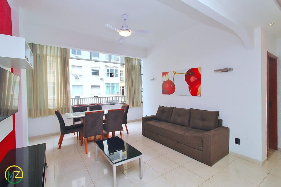Modern 3 bedrooms with sea view in Posto 6 Apartment in Rio de Janeiro
