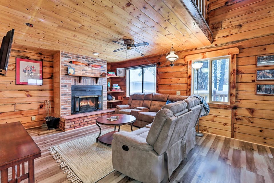 Furnished Deck: Cabin in Coconino National Forest Cabin in Munds Park