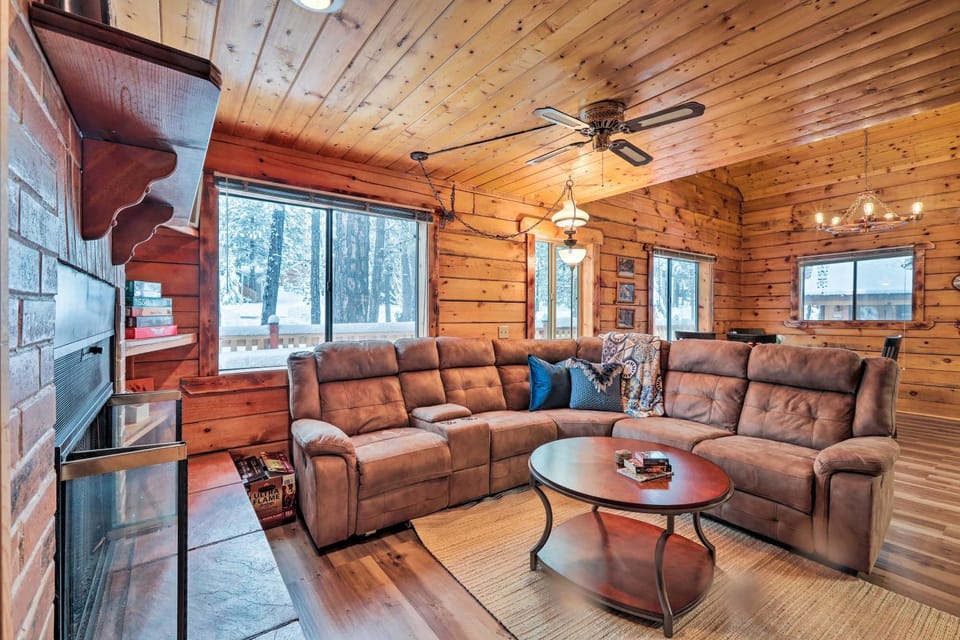 Furnished Deck: Cabin in Coconino National Forest Cabin in Munds Park