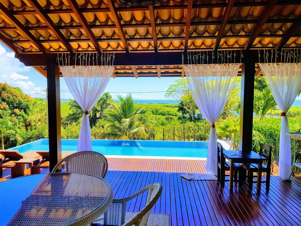 Day, Natural landscape, Dining area, Pool view, Sea view, Swimming pool, sunbed
