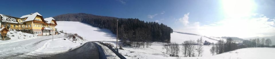 Property building, Natural landscape, Winter