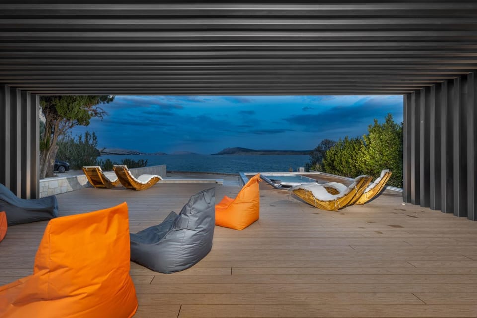 Patio, Seating area, Sea view