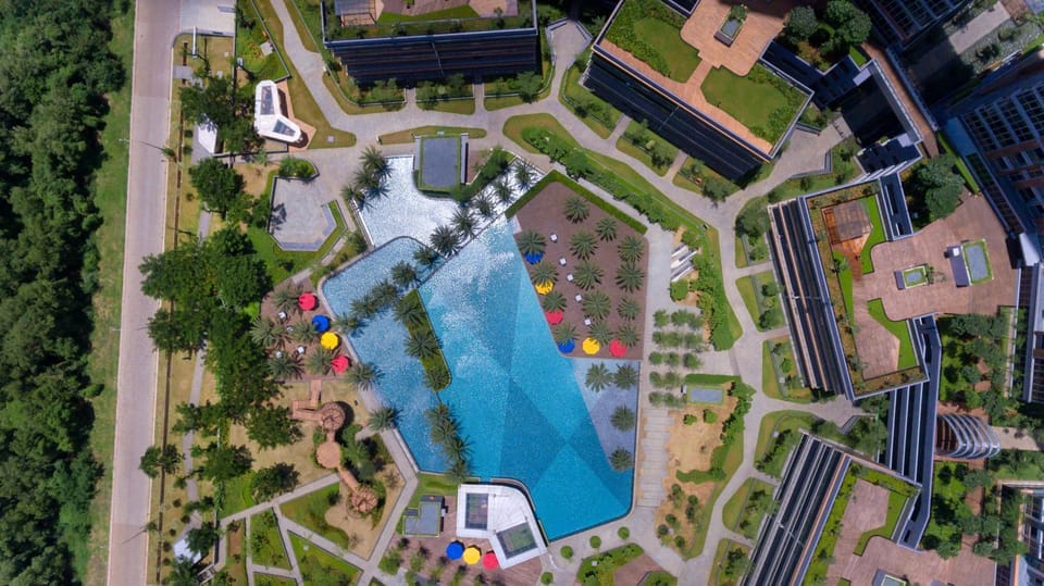 Property building, View (from property/room), Swimming pool