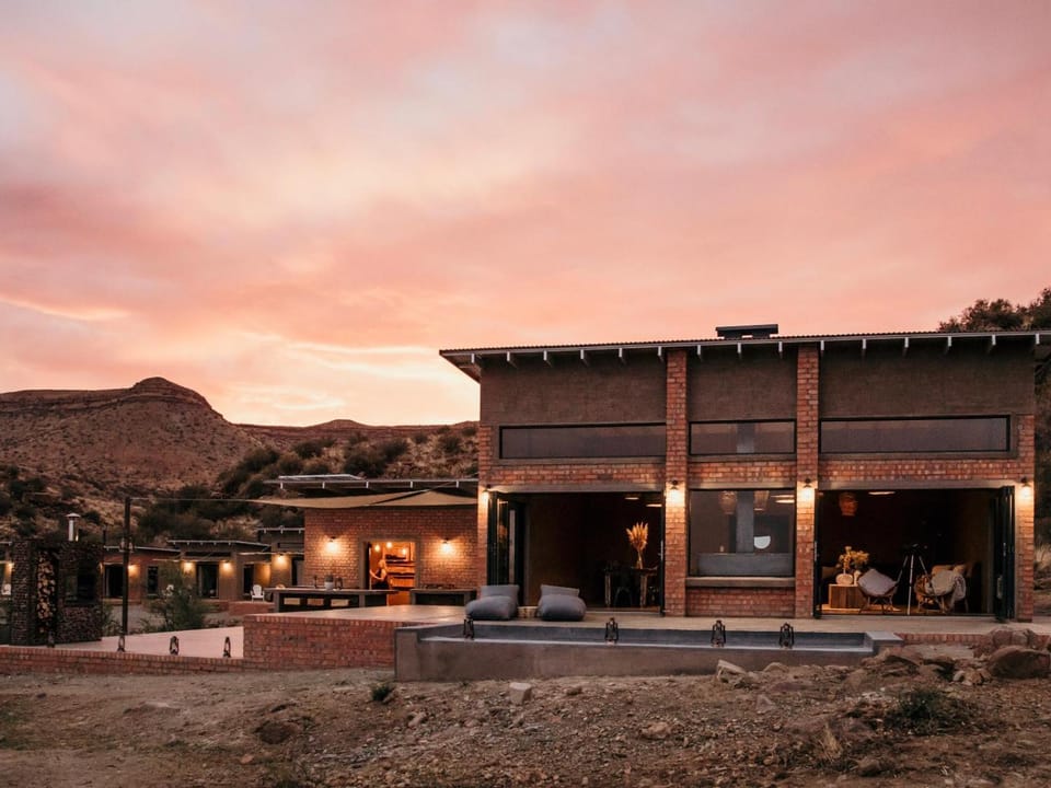 Property building, Sunset
