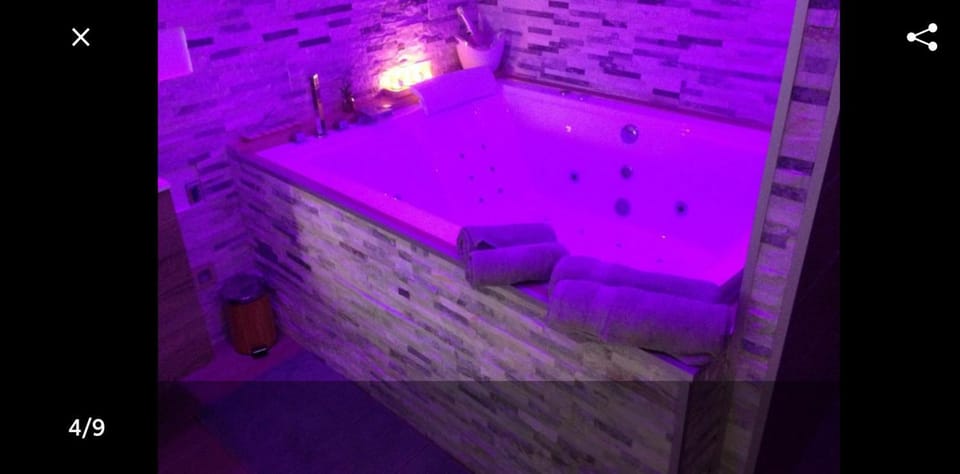 Le Menhir Jacuzzi Lit 200x200 Apartment in Auvergne-Rhône-Alpes