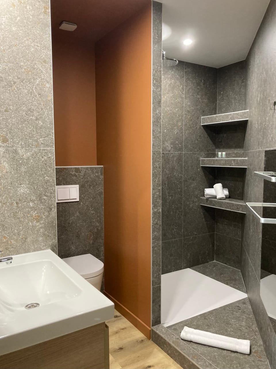 Shower, Toilet, Bathroom, towels